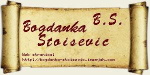 Bogdanka Stoišević vizit kartica